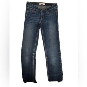 Selling blue jeans from Hollister. Low rise jean